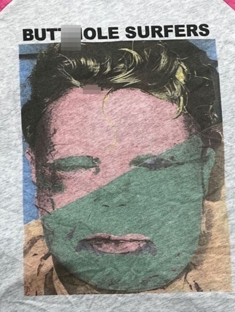 But**ole Surfers Preowned Large 3/4 Sleeve T-shirt